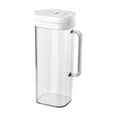 thumbnail image 1 of White Water Pitcher 2000ml, Flip Top Design for Convenient Pouring, Leak-Proof Seal, Temperature Resistant, Large Capacity Ideal for Fruit Infusions, Beverages, and Family Use, 1 of 6