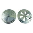 thumbnail image 1 of White Water Stainless Steel Butterfly Vent with Knob, Center & Side Options, 1 of 1
