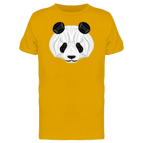 White Waves Panda T-Shirt Men -Image by Shutterstock, Male Medium