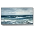 thumbnail image 1 of White Waves Texture Painting Sea Abstract Oil Painting Large Beach Landscape Painting Ocean Canvas Painting Living Room Wall Decor,Unstretched,Frameless,(51*102cm)20*40Inches, 1 of 5