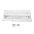 White Weather Proof RV Range Hood Vent Cover for Trailer Camper Stove