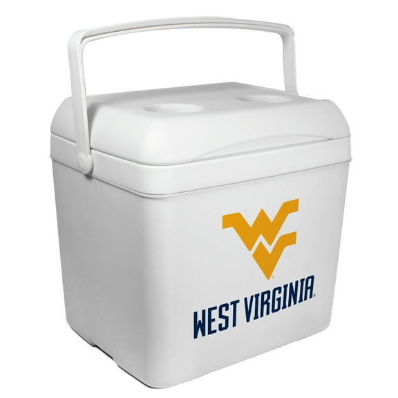 White West Virginia Mountaineers 24-Can Tailgate Cooler