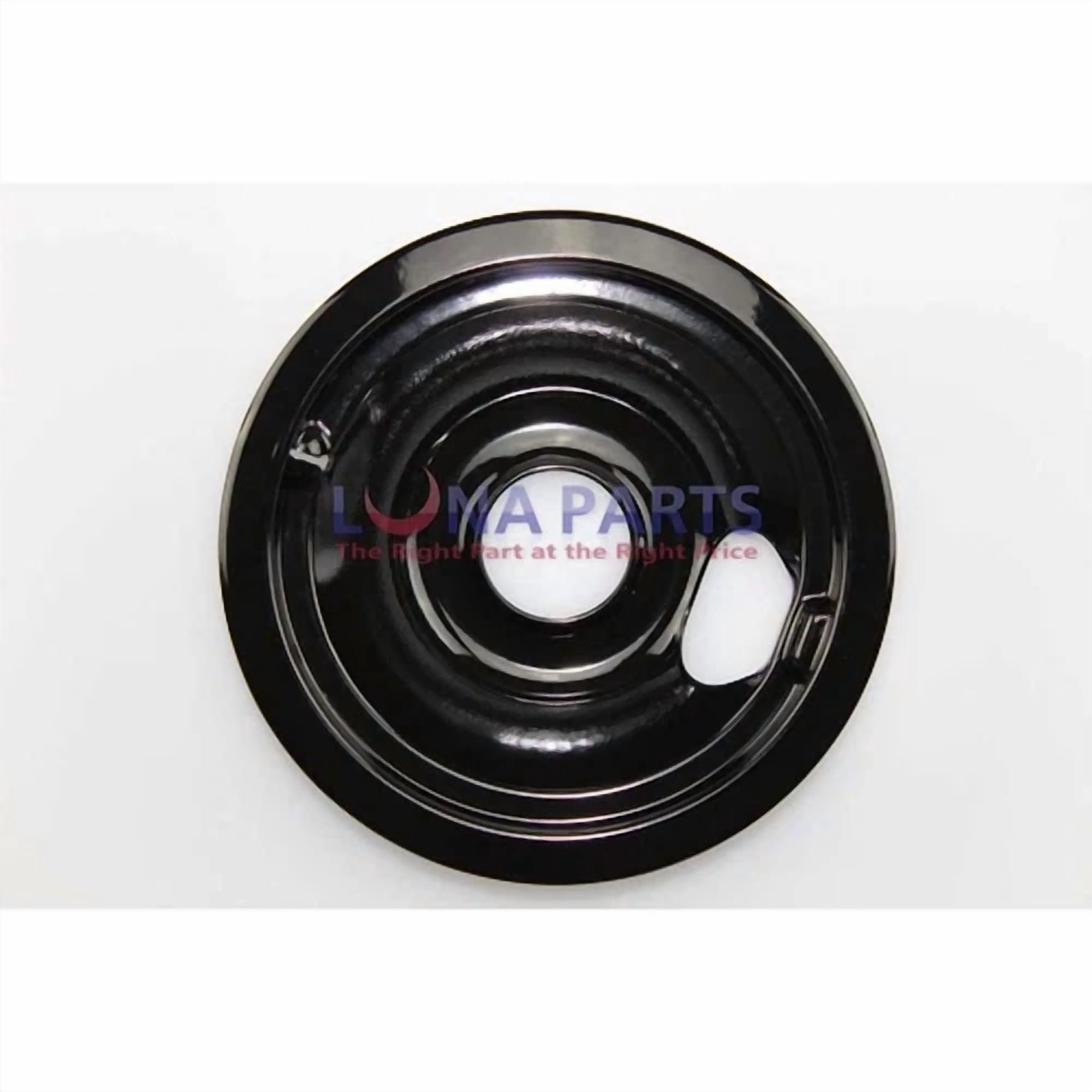 White Westinghouse Stove 6" Black Porcelain Burner Drip Pan Bowl A316222201