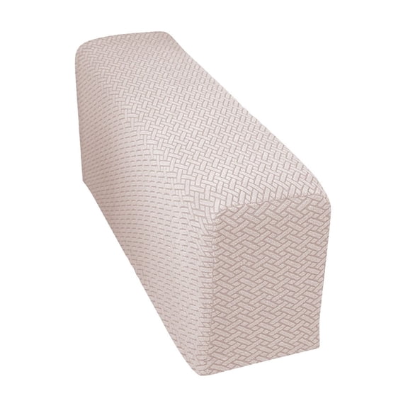 White White Armrest Covers With Soft Polyester, Fade Resistant And Universal Size For Various Sofa Styles And Home Protection