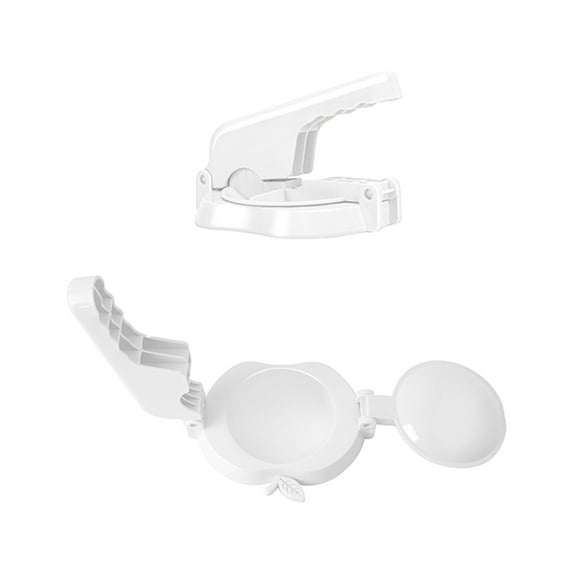 White White Household Dumpling Presser Dough Wrapper Maker Small Pressure Tool For Kitchen Easy Use 3.94X1.57X0.43 Inch