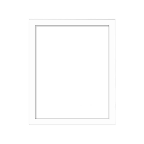 White White Picture Frame 9X7 Wood Wall Hanging Photo Frame Display Tabletop With Mat 9X7Inch
