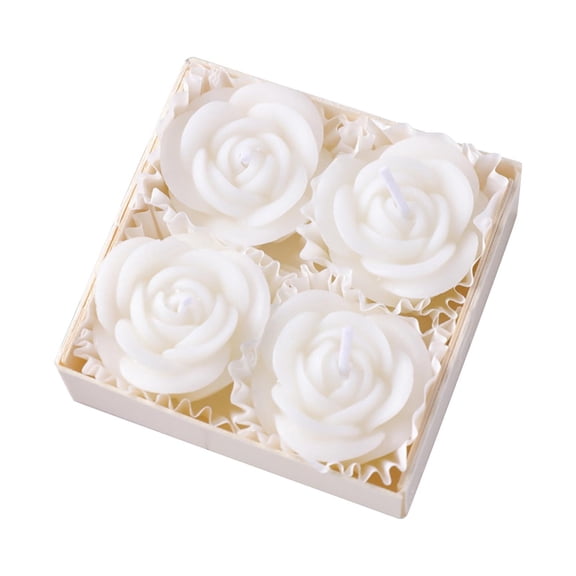 White White Rose Scented Candle Making Kit For Romantic Decor And Handmade Gifts With Easy To Use Materials