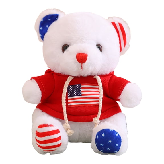 White White Soft Plush Hugging Bear Stuffed Animal Toy For Kids Comforting Cuddle Pillow Childrens Room Decor