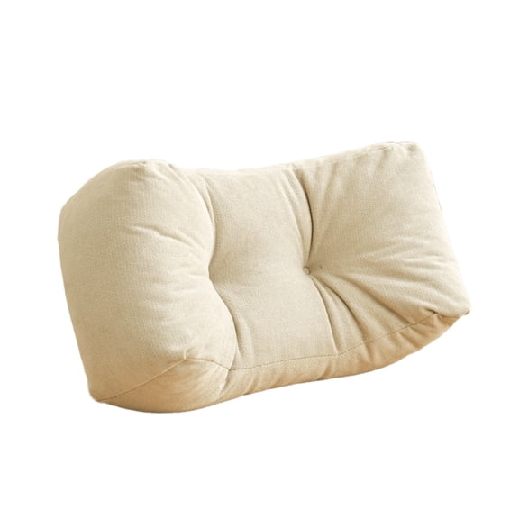 White White Thickened Lumbar Support Cushion Back Pillow For Office Chair Sofa Car