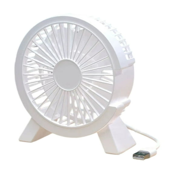 White White Usb Desktop Small Fan Ultra Quiet Plug In Operation Single Speed High Airflow Compact Design For Office Desk Dormitory Efficient Cooling #p19T9