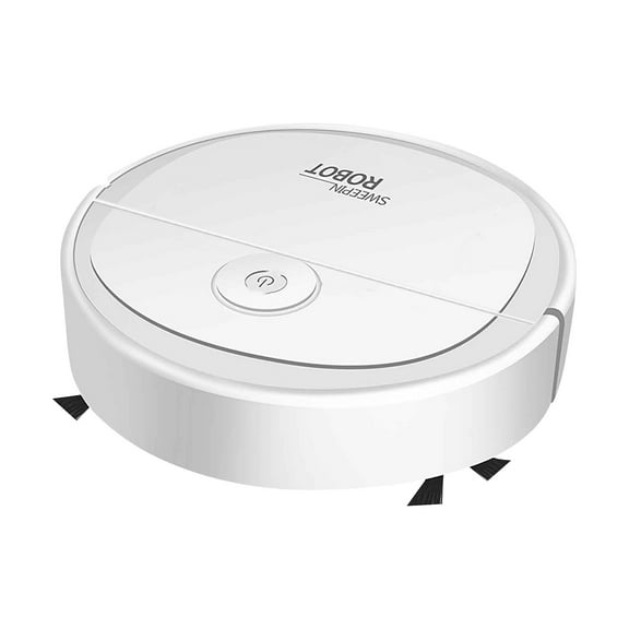 White White Usb Rechargeable Smart Sweeping Robot For Home Mini Vacuum Cleaner With Mopping Function