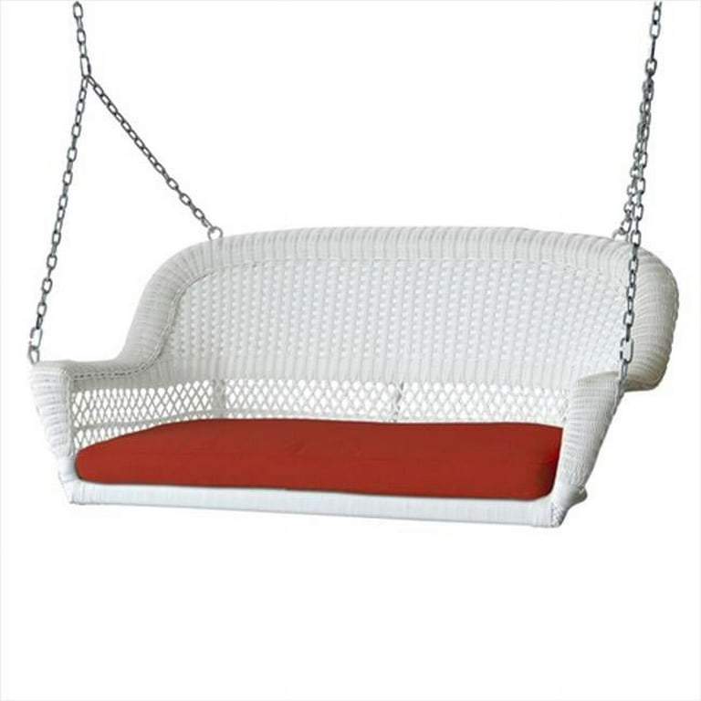 Resin wicker porch swing sale