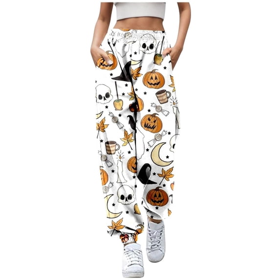 White Wide Leg Lounge Pants Stretch Drawstring Lounge Pants, Soft Casual Wide Leg Pjs Sleep Bottoms M