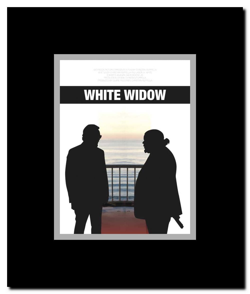 White Widow Framed Movie Poster