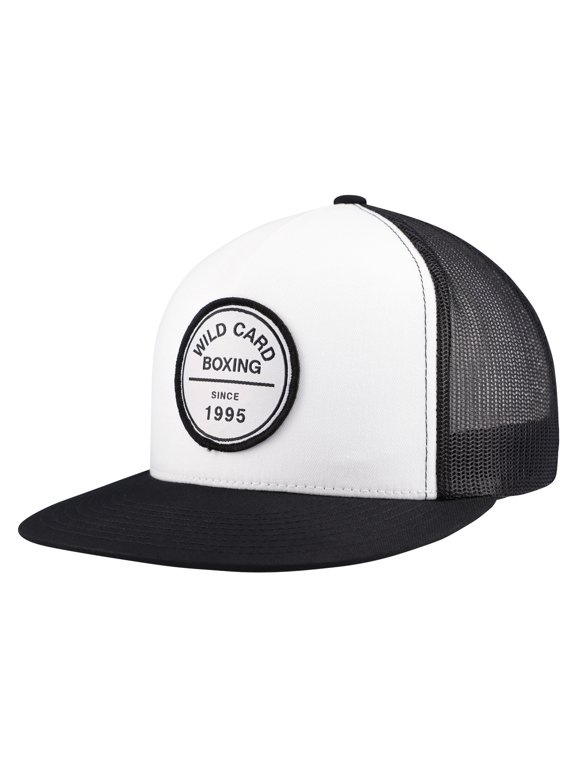 White Wild Card Boxing Old School Since 1995 Logo Adjustable Hat