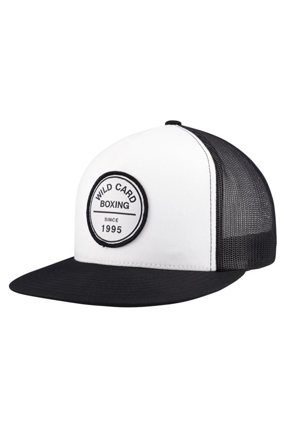 White Wild Card Boxing Old School Since 1995 Logo Adjustable Hat