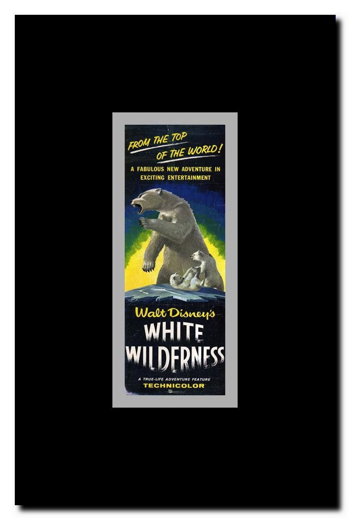 White Wilderness Framed Movie Poster