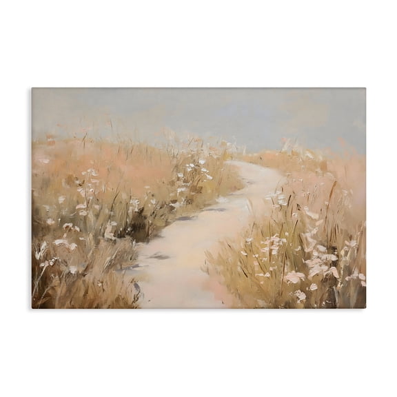 Stupell Industries White Wildflower Path Canvas Wall Art, design by Franklyn Gregory