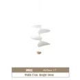 thumbnail image 1 of White Wind Chimes for Balcony Bedroom 2024 Nordic Art Decoration Hanging Airflow Silent Wind Chime Home Decoration Accessories, 1 of 7