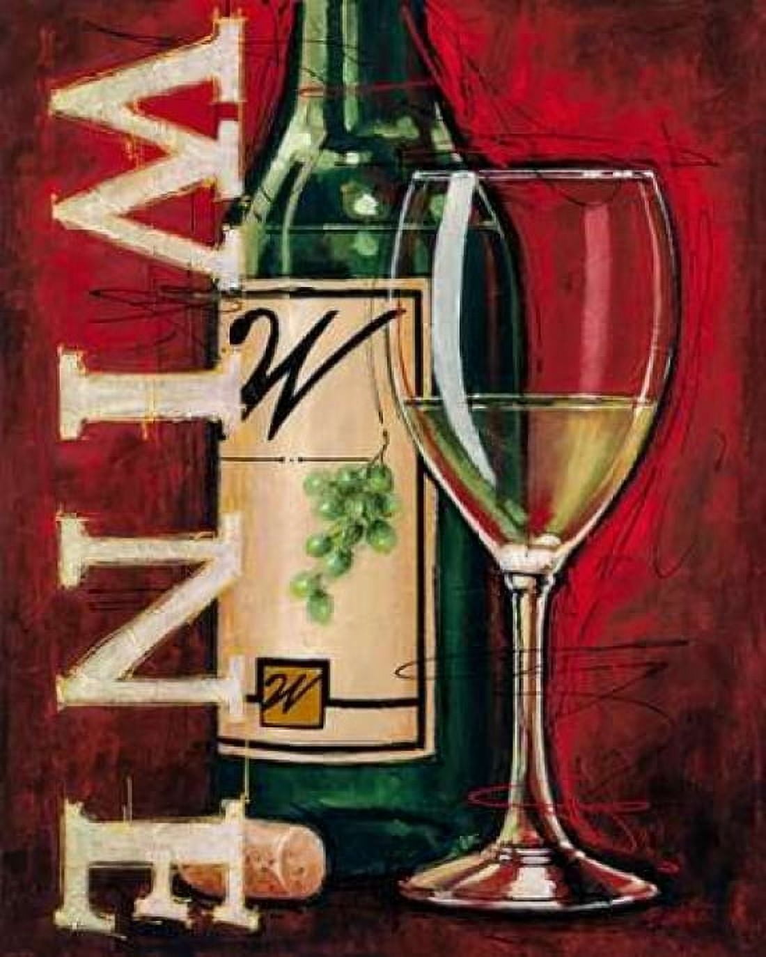 White Wine Tasting Canvas Art - Bruce Langton (24 x 30)