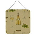 thumbnail image 1 of White Wine on Linen Wall or Door Hanging Prints, 1 of 1