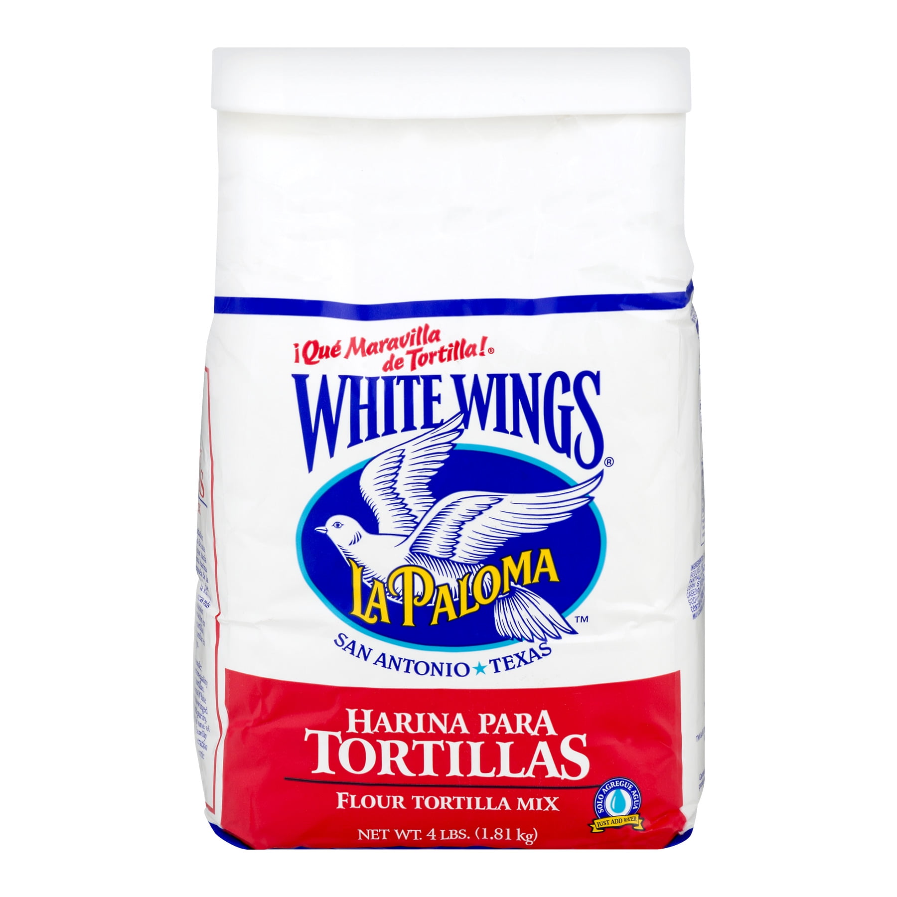 La Paloma White Wings Flour Tortilla Mix, Superior Quality