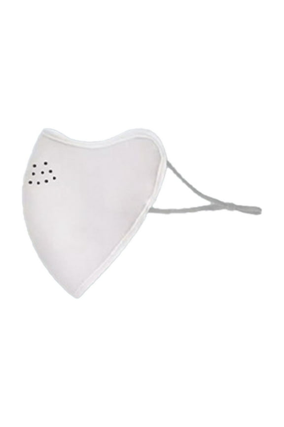 White Winter Cycling Face Mask Thickened Thermal Protection Adjustable Fit For Cold Weather