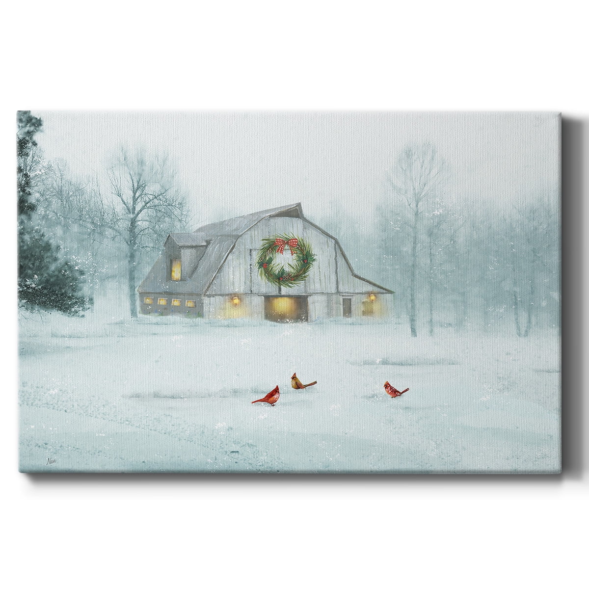 White Winter Wonderland- Gallery Wrapped Canvas