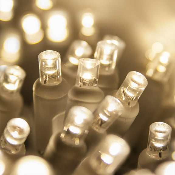 White Wire Christmas Lights Wedding Lights LED Wedding Decorations Lights - Party Lights for Bedroom, Outdoor Lights Tent Lights String, White Wire (70 lights, 24 ft, Warm White)