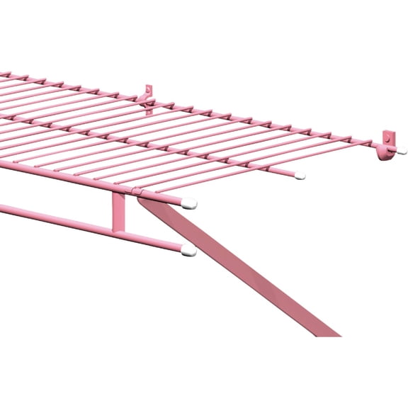 White Wire Shelving End Cap