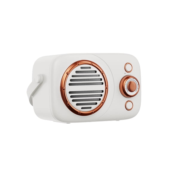 White With Usb And Card Playback, An Outdoor Portable Bluetooth 5.3 Speaker Retro Mini Creative High Volume Wireless Subwoofer Color Not White