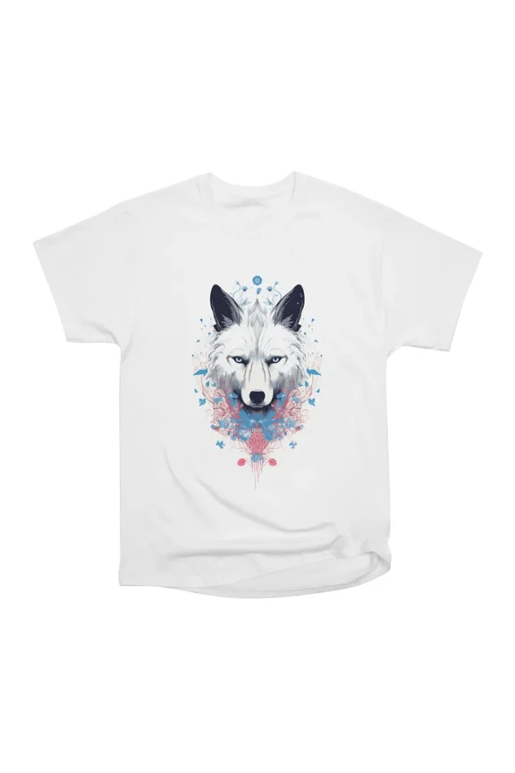 White Wolf T-Shirt Tee Gift For Him Merch For Her Apparel For Friend