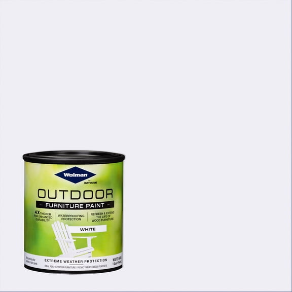 2 Pack, White, Wolman Outdoor Wood Furniture Paint- Quart
