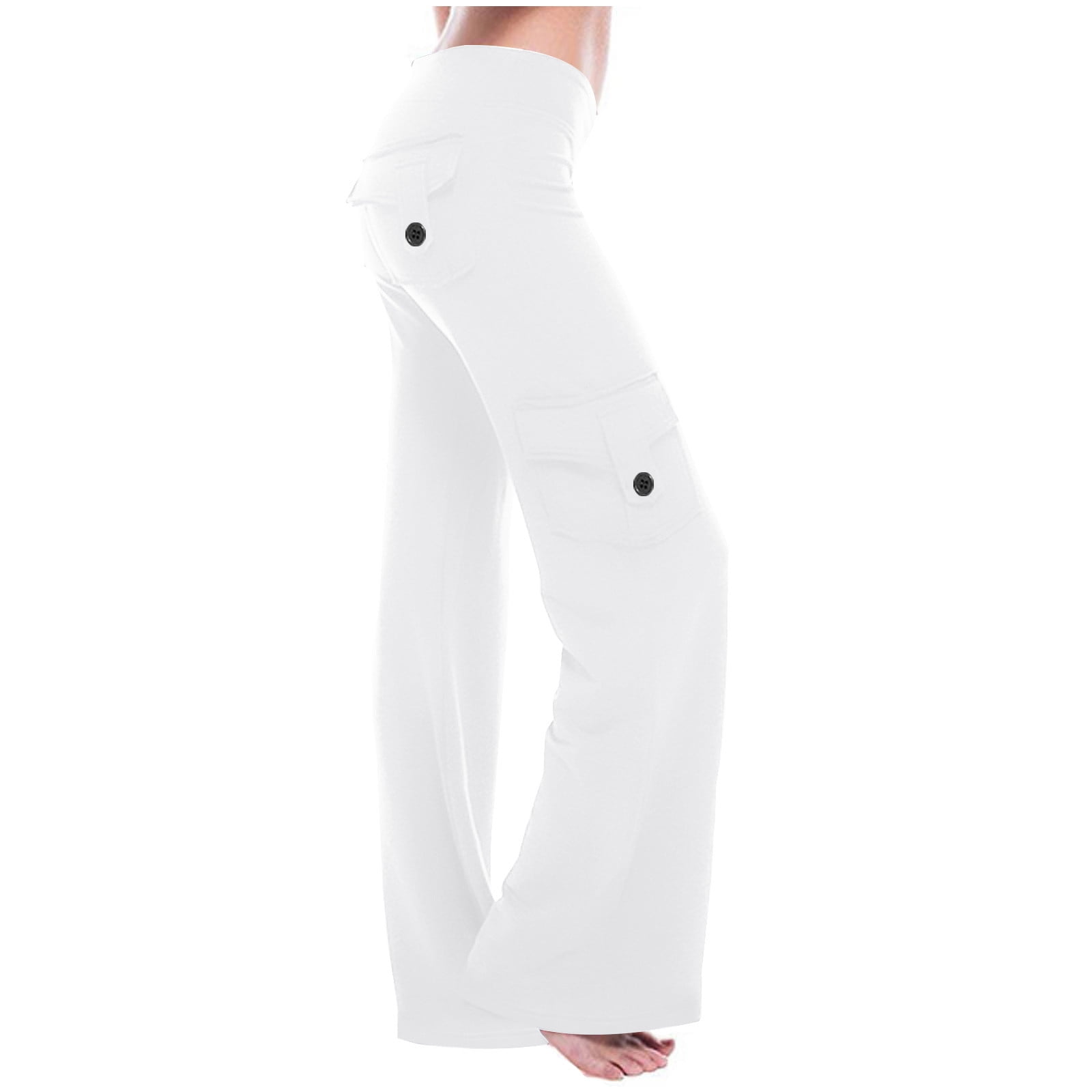 Suspender Pants High Waist Loose Straight Slimming Women