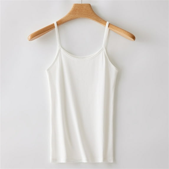 White Women's Tanks, Womens Soft Tank Top Vest With Built In Bra Sleeveless Comfy Stretch Yoga Gym Tops Workout Tank Tops,Women's Tanks & Camis 4XL