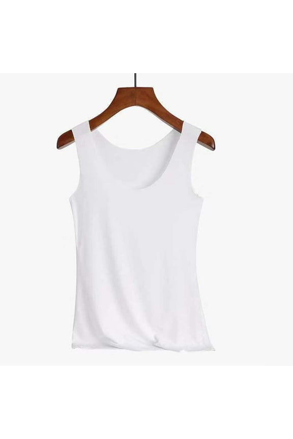 White Women's Tanks, Womens Tank Tops Sleeveless Scoop Neck Loose Fit Summer Clothes,Women's Tanks & Camis XL
