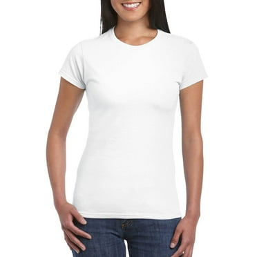 White Womens Tee Shirts, Cotton Dressy Tops for Women, Short Sleeve Spring Clothes for Women 2024, Popular Womens Clothes 2024, Solid Color Solid Color Dress Shirts for Women