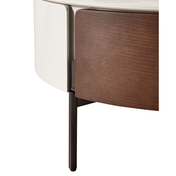 White & Wood Color Coffee Table - Ample Storage & Easy Clean - Apartment Living - Stay Organized