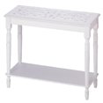 thumbnail image 1 of White Wood Console Table, 1 of 1