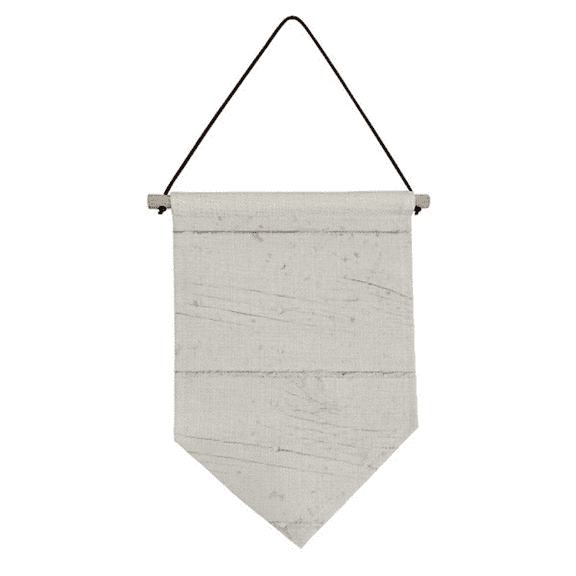 White Wood Floor Rough Wallpaper Texture Canvas Flag Hanging Wall Art Decor Banner