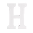 thumbnail image 1 of White Wood Letters 3 Inch, Wood Letters for DIY Party Projects (H), 1 of 5