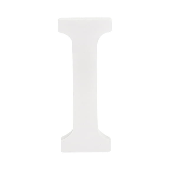 White Wood Letters 3 Inch, Wood Letters for DIY Party Projects (I)