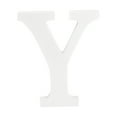 thumbnail image 1 of White Wood Letters 4 Inch, Wood Letters for DIY Party Projects (Y), 1 of 5