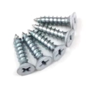 White Wood Screws for Hinges #9 x 3/4 Inch - Fly Cut for Self Drilling - Bulk Case 600 Count