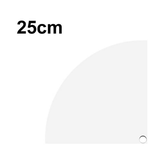 White Wooden Blank Clock Face 5Mm Thick For DIY Wall Clock, Round Replacement Part With Protective Film, 8/10/12 Inch(25cm)