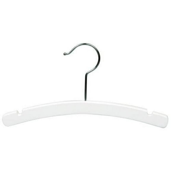 White Wooden Children's Hanger - 12"