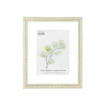 White Wooden Float Frame by Studio Décor®