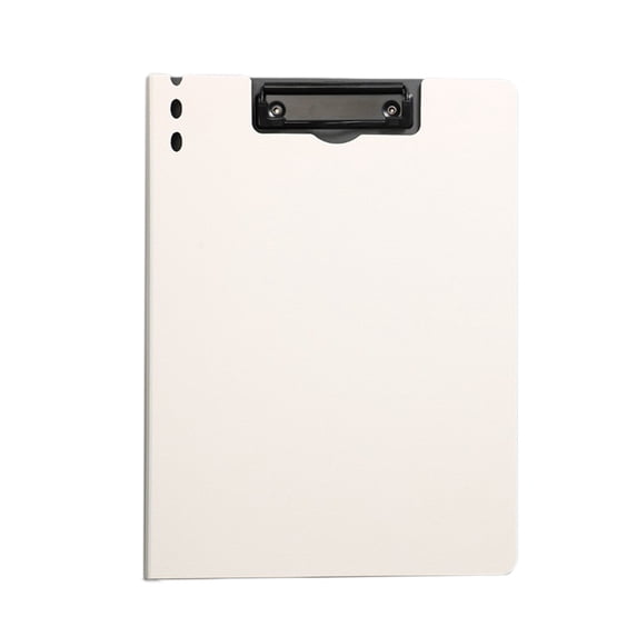 White Writing Clipboard, Plastic Folder Board, Office Document Organizer With Sturdy Design, Easy Labeling And Eco-Friendly Material For School And Home Use