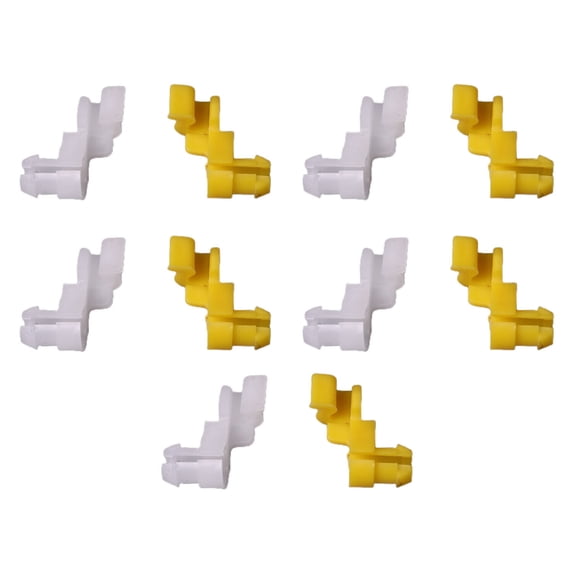 White & Yellow Door Rod Clips 5 Pair for Toyota Celica MR2 Spyder 2000-2005