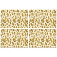 thumbnail image 1 of White Yellow Flower Sunflower Pattern Summer Placemats Table Placemats Set Of 4-Linen Kitchen Washable Placemats Table Mats 11.8"x17.7" Non-Slip Heat Resistant, 1 of 6